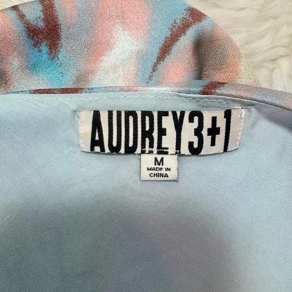 AUDREY 3+1 Pastel Tie-Dye Slip Mini Dress - Picture 6 of 6